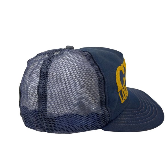 Vintage Navy Mesh Adjustable Baseball Hat /Cap C57 - Picture 2 of 10